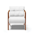 Kit 02 Poltronas Melissa Corino Branco Base De Madeira Castan