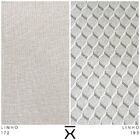 Kit 02 Poltronas Milena Base Madeira Linho Geométrico/linho P