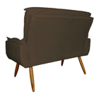 Kit 02 Poltronas Namoradeiras Emília Suede Cores - Ds Estofad