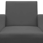 Kit 02 Poltronas Nina Decorativa Escritorio Suede Grafite - D