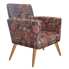 Kit 02 Poltronas Nina Rodapé Sala De Estar Recepção Escritóri