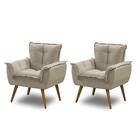 Kit 02 Poltronas Opala  Bege