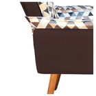 Kit 02 Poltronas Opala Composê D87 Com Suede Pés Palito Pés P