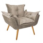 Kit 02 Poltronas Opala Decorativa Para Sala De Estar Recepção