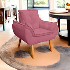 Kit 02 Poltronas Opala Decorativas Para Sala E Quarto Pés Pal