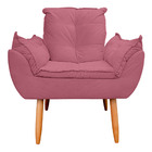 Kit 02 Poltronas Opala Decorativas Para Sala E Quarto Pés Pal