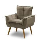 Kit 02 Poltronas Opala Luxo Capuccino  Adonai Estofados