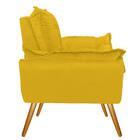 Kit 02 Poltronas Opala Palito Corano Amarelo - Amarena Móveis
