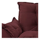 Kit 02 Poltronas Opala Palito Corano - Amarena Móveis - Bordô