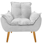 Kit 02 Poltronas Opala Palito Corano Branco - Amarena Móveis