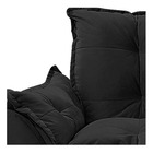 Kit 02 Poltronas Opala Palito Mel Suede Preto - Amarena Móveis