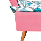 Kit 02 Poltronas Opala Suede Com D33 Pés Palito Castanho D'ro