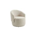 Kit 02 Poltronas Orgânica Decorativa Beatriz Boucle Bege - Mo