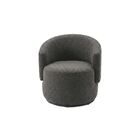 Kit 02 Poltronas Orgânica Decorativa Beatriz Boucle Cinza Esc