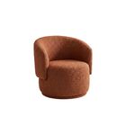 Kit 02 Poltronas Orgânica Decorativa Beatriz Boucle Terracota