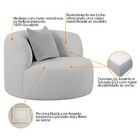 Kit 02 Poltronas Orgânica Maitê Luxo Sala Recepção Decorativa