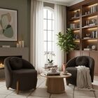 Kit 02 Poltronas Orgânicas Curvas Amsterdã Boucle - Montanari