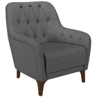 Kit 02 Poltronas Para Sala De Estar Com Tachas Base Fixa Blen