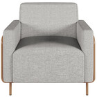 Kit 02 Poltronas Para Sala De Estar Decorativa Base Fixa Agne