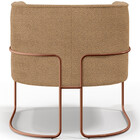 Kit 02 Poltronas Para Sala De Estar Decorativa Fixa Base Aço