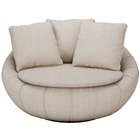 Kit 02 Poltronas Para Sala De Estar Decorativa Giratória Kira