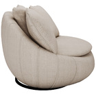 Kit 02 Poltronas Para Sala De Estar Decorativa Giratória Kira