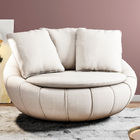 Kit 02 Poltronas Para Sala De Estar Decorativa Giratória Kira