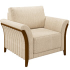 Kit 02 Poltronas Para Sala De Estar Decorativas Base Fixa Ste