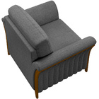 Kit 02 Poltronas Para Sala De Estar Decorativas Base Fixa Ste