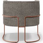 Kit 02 Poltronas Para Sala De Estar Fixa Base Aço New Cobre B