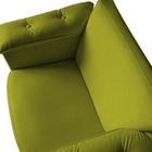 Kit 02 Poltronas Ruby Pés Palito Suede Amarelo - D'classe Dec