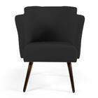 Kit 02 Poltronas Sabrina Pés Palito B-300 Veludo Preto