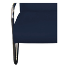 Kit 02 Poltronas Sara Pés Cromados Suede - Amarena Móveis - A