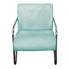 Kit 02 Poltronas Sara Pés Cromados Suede - Amarena Móveis - A