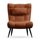 Kit 02 Poltronas Sher Corano Pés Palito De Ferro D03 - D'ross