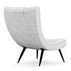 Kit 02 Poltronas Sher Corano Pés Palito De Ferro - D'rossi -