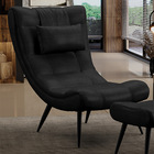 Kit 02 Poltronas Sher Facto Pés Palito De Ferro - D'rossi - P