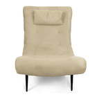 Kit 02 Poltronas Sher Suede Pés Palito De Ferro D03 - D'rossi