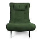 Kit 02 Poltronas Sher Suede Pés Palito De Ferro D03 - D'rossi