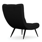 Kit 02 Poltronas Sher Veludo Luxo Pés Palito De Ferro - Indo