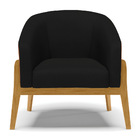 Kit 02 Poltronas Stella Corano Nozes Com Veludo Luxo Preto A8