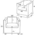 Kit 02 Poltronas Tilla Recepção Consultório Suede Balaqui Ter