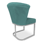 Kit 02 Poltronas Vitória Veludo Matelassê Base Metálica Indus