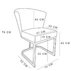 Kit 02 Poltronas Vitória Veludo Verde Matelassê Base Metálica