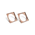 Kit 02 - Porta Grelha 10x10 Cm (rosé Gold)