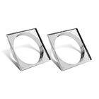 Kit 02 - Porta Grelha 15x15 Cm (cromado)