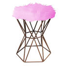 Kit 02 Puff Banqueta Louis Aramado Hexágono Para Penteadeira