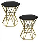 Kit 02 Puff Banqueta Louis Industrial