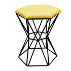 Kit 02 Puff Banqueta Louis Industrial Para Penteadeira Sala H