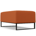 Kit 02 Puff Decorativo Para Sala De Estar Cléo W01 Base De Fe